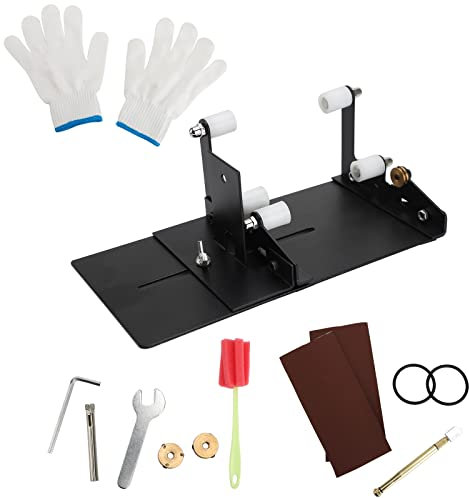 Tagliabottiglie in Vetro, Kit di Utensili per Tagliare Bottiglie, Tagliavetro Fai-da-te per Bottiglie di Vino, Birra, Barattoli di Vetro, Whisky, Bottiglie Rotonde e Ovali, (1)