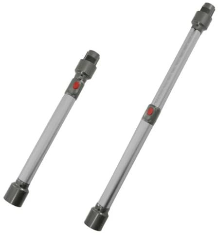 FOUZELOD Telescopic Rod Extension Tube，Compatible For Dyson，V7 V8 V10 V11 V15 Handheld Vacuum Cleaner Extension Tool Accessories Spare Parts(Grey)