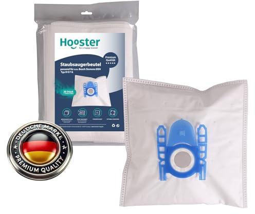 20 Staubsaugerbeutel geeignet für Siemens VZ41FGALL PowerProtect (Type G All, außer VS01) Material Vlies (5-lagig) inkl. 2 Mikrofilter