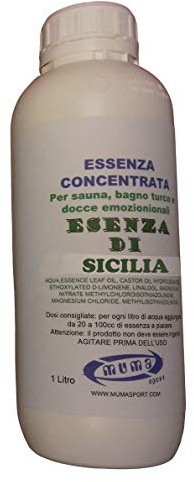 Esencia concentrada para sauna, baño turco y ducha emocional 1 litro/5 litros (Icilia, 1 litro)
