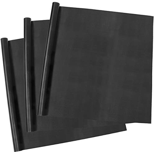 3 Set Nonstick Oven Liner for Bottom of Electric, 16x20 inch Thick Heavy Duty Teflon Oven Liners Mat, Reusable BBQ Grill Mat, and Easy to Clean for Barbecue Grilling