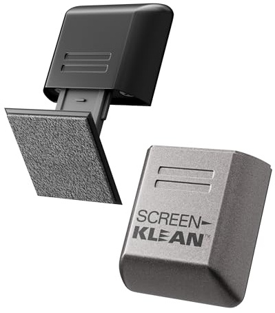 ScreenKlean Tablet Screen Cleaner - Compatible with iPad, Android & Amazon Tablet - with Carbon Microfiber Tech-Electroplated Silver-1 Count (Pack of 1)