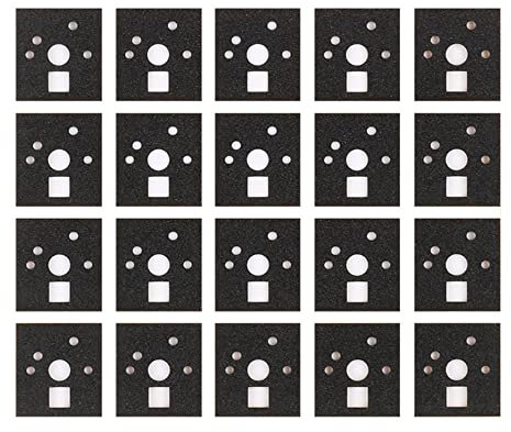 120 PCS Mechanical Keyboard Switch Film, Keyboard Switch Pads Switches Silencer Pad Keyboard Switch Stabilizer Sound Noise Dampener Reduction Foams Keyboard Switch Paper Shaft Sheet Films (EVA)