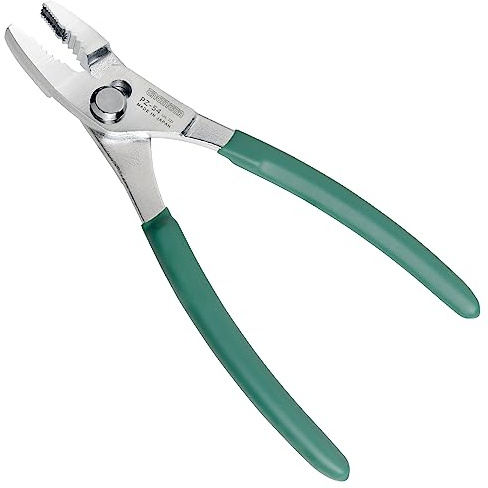 ENGINEER PZ-54 Slip Joint Style Pliers with Non-Slip Screw Removal Jaws