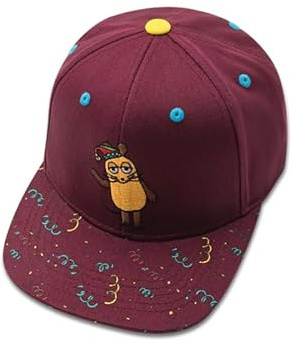 koaa sändning med musen – musen Alaaf – snapback keps barn unisex, Vinröd, 3-8 år