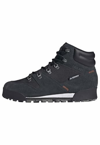 adidas Herren Terrex Snowpitch Cold.RDY Hiking Shoes, Core Black/Core Black/Orange, 41 1/3 EU