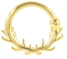 Tolldek 1Pcs 925 Sterling Silber Nasenringe Set, Gold 1.2mm Geäst Nasenring Dünn, Ring Piercing, Ohr Lippe Nase Zunge Augenbrauen Piercing für Damen
