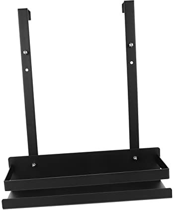 PHENOFICE Cesta De Ducha De Hierro Organizador Colgante Sin Taladro Estante Para Puerta Soporte Para Champú y Artículos De Aseo Práctica Para Reducidos