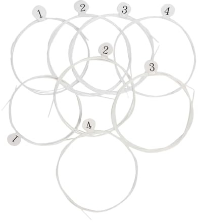 minkissy 8stücke Ukulelensaiten-set Aus Nylon Ersatzsaiten Für Ukulele Saiten Für Tenor Und Sopran-ukulele Instrumentensaiten Zum Austauschen