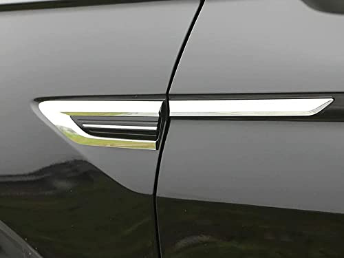 für Tiguan 2/Tiguan 2 Allspace 2016-2021 Chrom Seiten Zierleiste ABS Kunststoff 4 Stück