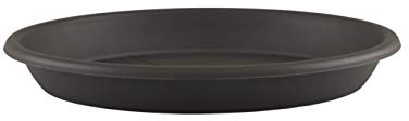 Artevasi Plastique Soucoupe Ronde pour Pot de Fleurs 45cm Couleur Anthracite