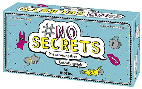 moses. 90311 no Secrets Das schonungslose Enthüllungsspiel Partyspiel ab 14 Jahren, Mehrfarbig