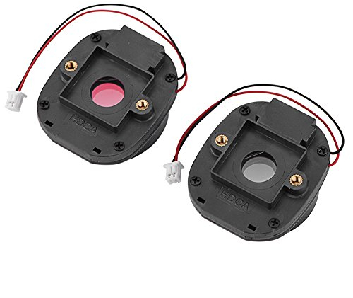 Filtre de Coupure IR, 2Pcs / Pack IR-Cut CS, Support de Monture d'objectif IRC, Filtre Double, commutateur Jour/Nuit pour caméra de vidéosurveillance IP HD