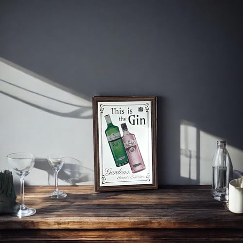 Laurie's Pub and Bar Accessories Gordons Gin Small Mirror
