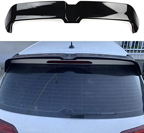 FINMOKAL Auto Heckspoiler Dachspoiler Flügel Schwarz Passend für Volkswagen Golf MK7 VII 2014-2020