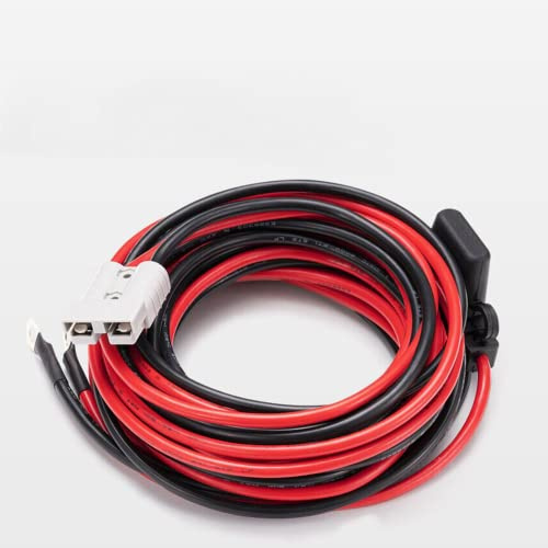 DAZZLEEX Battery Cable Quick Connect Cable,50A Wiring Kit 12V 6m For Anderson Type Battery Cable Quick Connect(6m, 10AWG, with fuse)