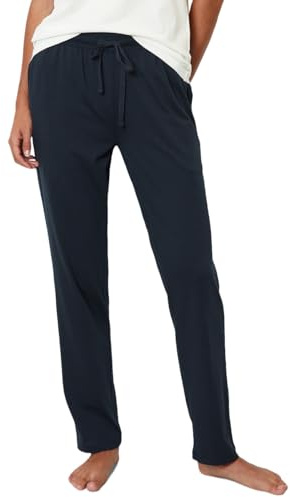 Marc O'Polo Damen Mix&Match Long Pants Pajama Bottom, Navy, S EU