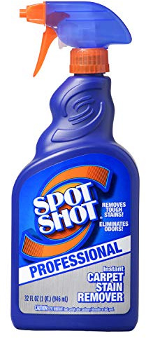 SPOT SHOT Quitamanchas instantáneo profesional para alfombras con spray de gatillo, 32 onzas (paquete de 2)