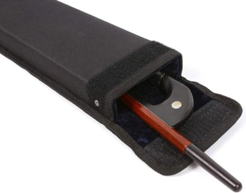 YoungMonic Étui pour archet pour contrebasse droite Noir