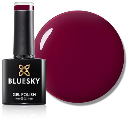 Bluesky Gel Nail Polish 10ml, Berry Elixir - AW2413, Red Gel Nail Polish for 21 Day Manicure, Professional, Salon & Home Use, Requires Curing Under LED UV Nail Lamp