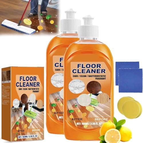 Lifesunny Floor Cleaner, Lifesunny Cleaner, Powerful Decontamination Floor Cleaner, Household Floor Cleaner For Wood, Wood Floor Cleaner and Polish, Multipurpose Floor Cleaner for Wood (2)
