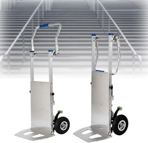 Hochleistungs-Möbeltransporter,Elektrischer Treppensteiger-Sackkarre,Zusammenklappbarer Elektrischer Treppensteiger,Bürstenloser Motor,Geeignet Zum Transportieren Schwerer Gegenstände A
