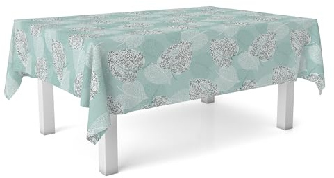 Martina Home Mantel Hule SIL Verde Agua 180X140 CM