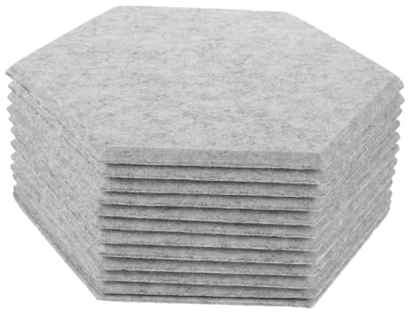 UPKOCH 12pcs Soundproof Mat Acoustic Absorption Panel for Wall Noise Reduction Soundproofing Material for Ktv School Gym Use