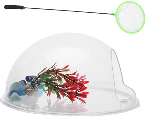 VICASKY Transparent Wall-mounted Fish Tank Diameter Acrylic Hanging Vase for Plants and Betta Fish Space-saving Modern Hydroponic Planter with Accessories for Home and Office Decor