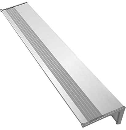 nielsen Designboard aus Aluminium 40 cm, Silber matt, Regal, Ablage, Schweberegal für Wohnzimmer, Küche, Flur, Schlafzimmer, Badezimmer inkl. Montagematerial