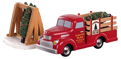 Lemax - Tree Delivery 93423 Transport von Tannenbäumen - Weihnachtsdorf Winterdorf