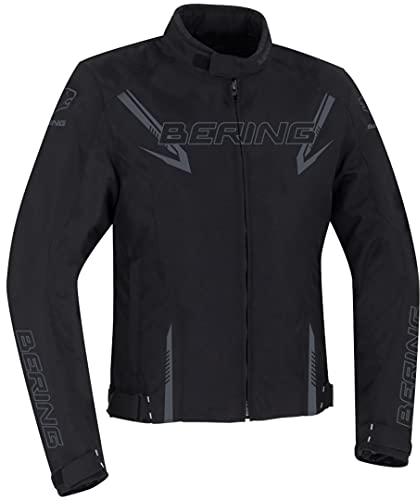 Bering Motorradjacke Maceo, Schwarz Grau, S