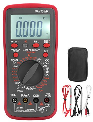 Analyseur de moteur de voiture multimètre numérique automobile Diagnostic des erreurs de voiture Indicateur de capacité AC/DC pour l'industrie