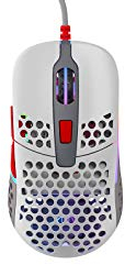 Xtrfy M42 RGB, Ultra-Light Wired Gaming Mouse, Cutting-Edge Pixart 3389 Sensor, Modular Casing (2 Sizes incl.) Adjustable RGB Lighting, Retro Edition