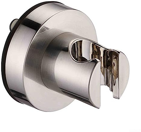 Soporte de cabezal de ducha potente ventosa Soporte de portabrocas de ducha universal para baño, cepillado