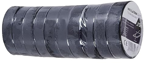 Isolierband Schwarz Klebeband 10 Rollen 19mm Isoband Elektro Multi Tape 20m Länge