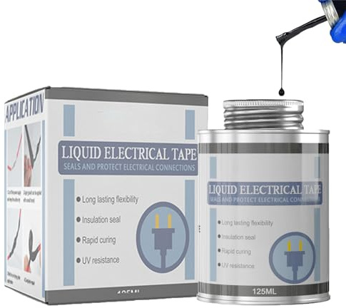 Ruban Électrique Liquide De 125 Ml, Colle Isolante, Revêtement En Caoutchouc, Black Liquid Electrical Tape, Étanche À Séchage Rapide