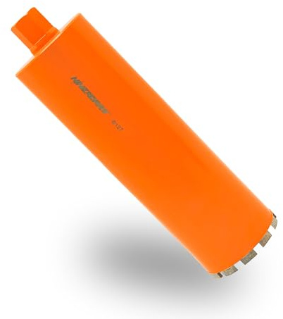 NINEROARS 5 Inch Wet Diamond Core Drill Bits for Concrete and Hard Masonry Drill Core Bit with 10mm Segment Height, 15.7 Drilling Depth, 1-1/4-7 Arbor