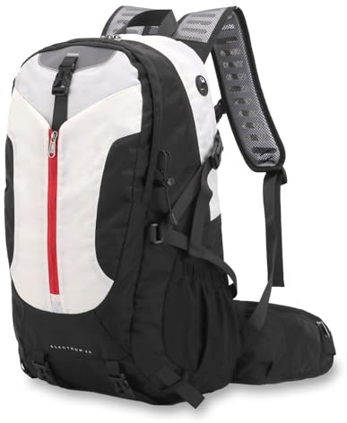 UtiaMiaoGonGo Wanderrucksack Herren Damen 40L Wasserdichter Rucksack Leicht Groß Reiserucksack Trekkingrucksack mit Regenhülle Für Klettern Radfahren Bergsteigen, Schwarz