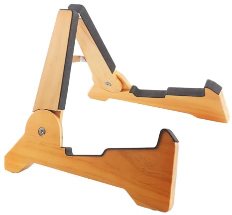 VOCUE A-Frames Gitarrenständer aus Holz, zusammenklappbar, für Gitarre, Bass, Violine, Ukulele