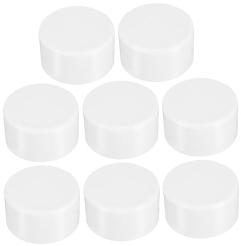 iplusmile 8 Tapas de Extremo de Tubería de Pvc, Tapón Hembra Blanco de 63mm, Sellado Antipolvo E, para Tuberías de Pvc, 8 Piezas