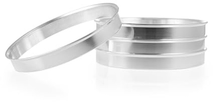 ISINEVER 4X Zentrierringe 74,1-72,6 mm | 74.1 auf 72.6 Aluminium Reduzierringe Kompatibel mit BMW E36 E34 Felge Radnaben-Zentrierringe Alufelgen Zentrierungsringe Eloxierter Aluminiumring