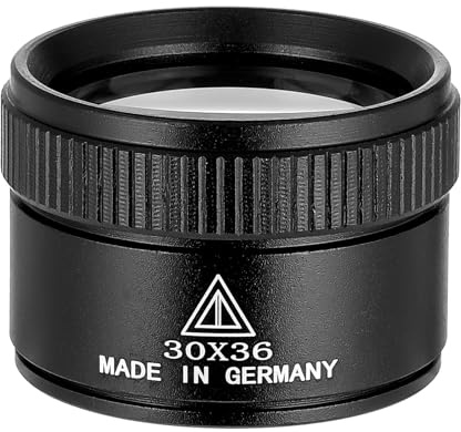 30-Fache Lupe, Uhrmacherlupe Professionelle Linse Tragbar Vergrößerungsglas Glas Schmucklupe, Juwelier Lupe Uhrmacher Okular Uhrmacherlupe Juwelierlupe 30 x 36 cm