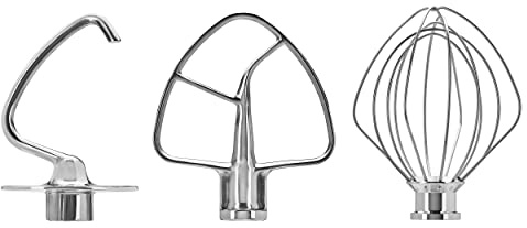 KitchenAid Kippmischer Edelstahl Schlägel Set 3er Pack