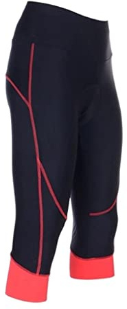 Short De Cyclisme Moulant pour Femmes de Qualité Supérieure Rembourré en Gel 9D pour vélo et VTT, 3/4, Respirant, à Séchage Rapide