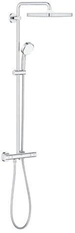 Ensemble de douche thermostatique Tempesta Cosmopolitan System 250 Cube Grohe - Chrome