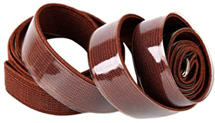 Milisten Klavierzubehör Transparentes Druckband Musiknotenassistent für Notenbücher mit Metall Tpu Gummiband Braun für Heim und Auswärtsspiel