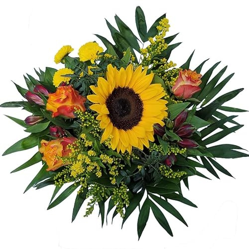 Blumenstrauß nach Wahl zum Geburtstag Farbe Gelb/Orange