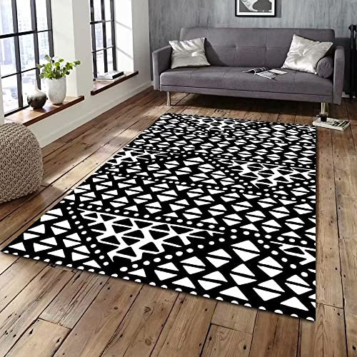 Kunsen weihnachtsteppich Familie Wohnzimmer Sofa Balkon Schlafzimmer Teppich küche schwarz Flickenteppich Area rugs100X160CM