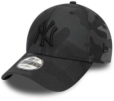 New Era New York Yankees Olive Pack 9forty Adjustable Cap, NY-Camouflage, schwarz, Einheitsgröße